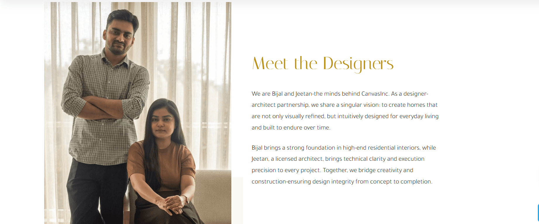 CanvasInc individual project detail page