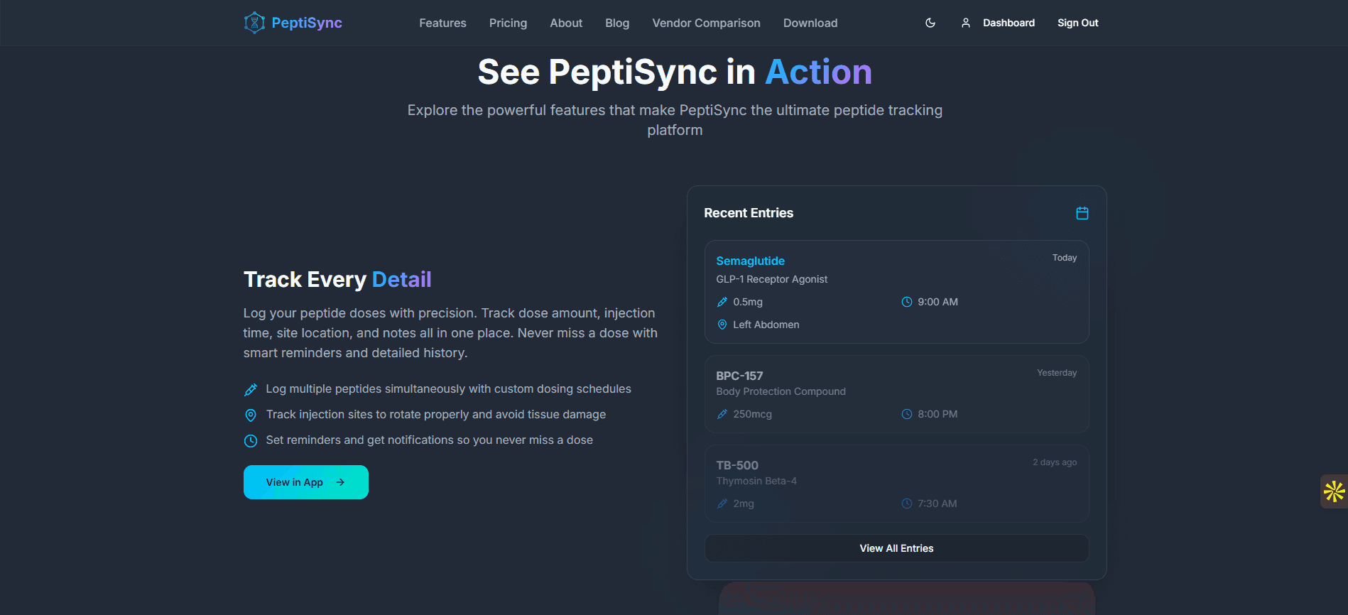 PeptiSync subscription pricing tiers