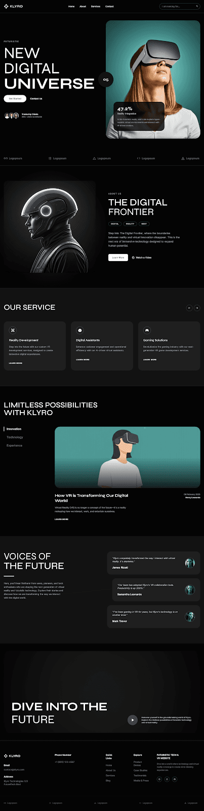 SaaS Solutions Landing